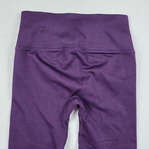 Victoria's Secret Pink Active Tights Women's Size Small Purple Gym Yoga Fitness